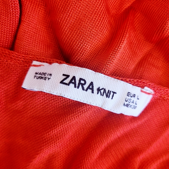 ZARA Knit Red Top Camisole (sL) - Picture 7 of 7